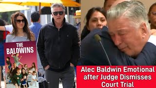 Alec Baldwin Emotional  Judge Dismisses Court Trial AlecBaldwin News Trending celebrity FYP [upl. by Mcarthur264]