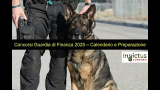 Concorsi Guardia di Finanza 2025 – Calendario Date e Preparazione Completa [upl. by Phare]