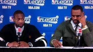 LeBron James Calls Reporter quotRetardedquot during Interview [upl. by Orgel]