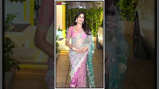 Janhvi Kapoor celebrates Diwali with Bf Shikhar Pahariashorts diwali filmibeat janhvikapoor [upl. by Ecerahs792]