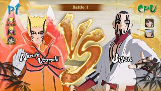 Naruto x Boruto Ultimate Ninja Storm Connections  PS5 Gameplay Baryon Mode Naruto vs Jigen [upl. by Nivrac]