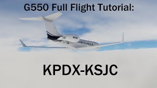 Gulfstream G550 Full Flight Tutorial X Plane 12 [upl. by Malin]