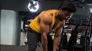 Full back workout 🏋️‍♀️ Plzz ￼dumbbells re rack  video ही उल्टा बन गया  😉😆back workout blog gym [upl. by Lawford]