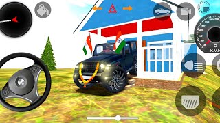 DOLLOR SONG MODIFIED 😈 MAHINDRA THAR 4X4  INDIAN CAR SIMULATOR 3D  CAR GAME 3D [upl. by Nerok]