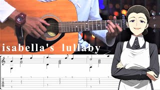 Isabella’s lullaby   Fingerstyle Guitar Tutorial amp Tabs [upl. by Caughey300]