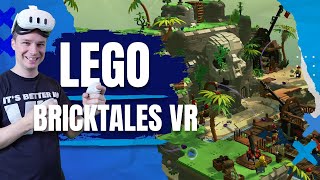 LEGO Bricktales VR is a MUSTHAVE for LEGO fans Meta Quest Mixed Reality [upl. by Franchot]