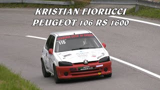 SALITA PEDAVENA  CROCE DAUNE 2024  KRISTIAN FIORUCCI  PEUGEOT 106 RS 1600  VIDEOCLIP [upl. by Fugere]