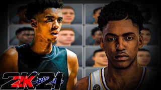 2K21 Emoni Bates Facescan  How To Create Emoni Bates Face for Your MyPlayer  Face Creation [upl. by Enyak]