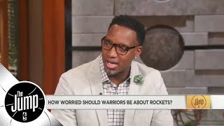 Tracy McGrady I would love to see Rockets knock off Warriors  The Jump  ESPN [upl. by Ydissac]