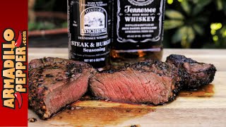 Grilled Bison Ribeye Steak with Jack Daniels Whiskey Butter Sauce [upl. by Goth135]