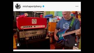 Joe Barresi amp Misha Mansoor enjoying Joes personal Carstens Grace amplifier [upl. by Brynne]