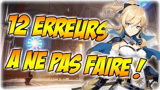 12 ERREURS A NE PAS FAIRE SUR GENSHIN IMPACT  Spuffi [upl. by Ahseinar515]