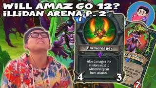 FIRST ILLIDAN ARENA 12 WINS  Hearthstone Ashes of Outland [upl. by Ayekal487]