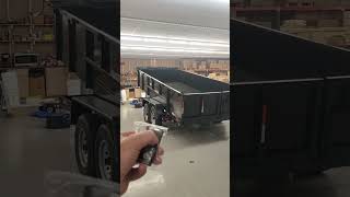 Maverick Trailers USA Wireless Remote Hydraulic Tilt Dump amp Equipment Hauler [upl. by Sivartal]