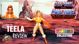 MOTU Origins Cartoon TEELA Figure Review with Parts Swapping [upl. by Airitac577]