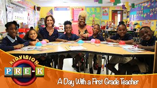 A Day With a First Grade Teacher  Virtual Field Trip  KidVision PreK [upl. by Jerman433]