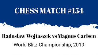 Radoslaw Wojtaszek vs Magnus Carlsen • World Blitz Championship 2019 [upl. by Airrat]