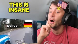 American reacts to Epic Moped Police Chase in Germany [upl. by Leiru908]