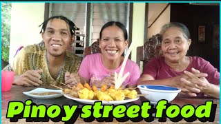 MUKBANG STREET FOODcalamarisfishballhotdog [upl. by Areic459]