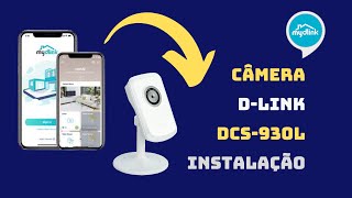 Instalação e Configuração Câmera DCS930L Dlink [upl. by Drofub]