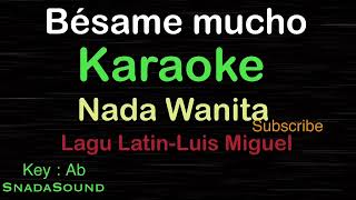 BESAME MUCHOLagu LatinKARAOKE NADA WANITA ​⁠ FemaleCewekPerempuanUcokkuYasir [upl. by Halda]