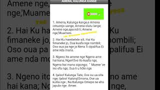 Amena Kalunga kange Oshiwambo Anglican church Hymn 231 [upl. by Madalena607]