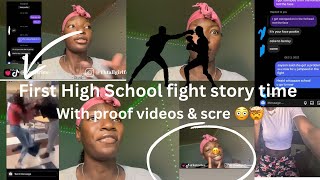 Storytime First fight in high school 🤯 video amp screenshots included‼️ [upl. by Zilef]