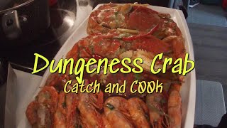 DUNGENESS CRAB CATCH AND COOK  MAY 8 2024 dungenesscrab ambleside crabbing ginataangalimasag [upl. by Wehhtam]