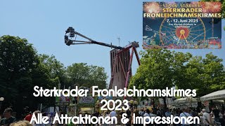 Sterkrader Fronleichnamskirmes 2023  Alle Attraktionen amp Impressionen [upl. by Ardaed]