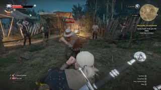 The Witcher 3 Hans Of Cidaris Fistfight for Quinto Death March PS4 Pro [upl. by Eintirb]