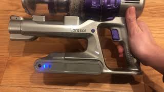 Laresar Cordless Vacuum Cleaner26Kpa Powerful Suction Stick Vacuum Review Clever design comparabl [upl. by Atillertse]