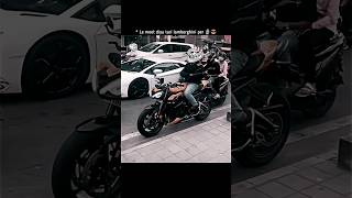 La mut diya thare Lamborghini par 😱viralshort bikeer attitude youtubeshorts [upl. by Tavi]