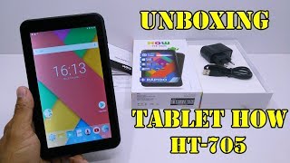 Unboxing tablet How HT705 O mais barato do Brasil [upl. by Morgenthaler]