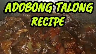 ADOBONG TALONG RECIPE MGA BI 😋 [upl. by Abra]