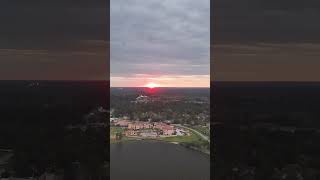 Lake Conroe  HoustonTexas  Sunset  Aerial View of Lake Conroe’s Sunset [upl. by Chin]