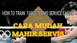 Table Tennis Service Technique  Cara Servis Tenis Meja Mematikan [upl. by Sirk29]