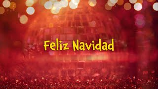 Feliz Navidad Karaoke with Lyrics Christmas instrumental [upl. by Ronyam868]