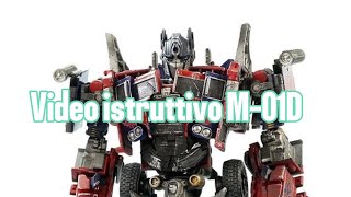 Video istruttivo M01D Optimus Prime  Video istruttivi [upl. by Aicnelev300]