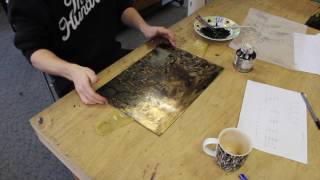 The Etching Process Adding an Aquatint [upl. by Assen]