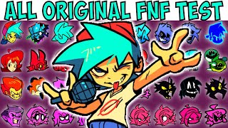 ALL ORIGINAL FNF CHARACTERS  FNF Character Test  Gameplay VS Playground [upl. by Cutlor]