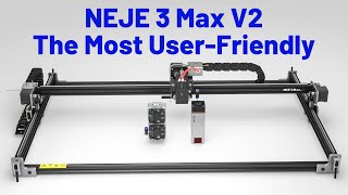 NEJE 3 Max V2The Most Affordable Laser Engraver with 1030750mm Frame [upl. by Koressa]