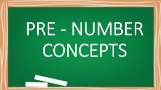 Maths  Pre number concepts for kids [upl. by Anitra]