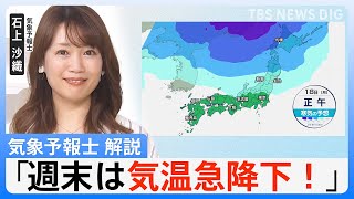 【11月16日（土）～全国のお天気】週明けは気温急降下！クリスマス頃の寒さに？ [upl. by Boor585]