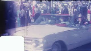 New JFK assassination footage released Rare 8mm film shows Kennedy motorcade before after shooting [upl. by Eruot682]