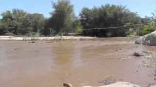 Kuiseb River Flood January 6th 2011 [upl. by Leinad]