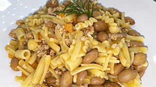 PASTA E FAGIOLI CON SALSICCIA [upl. by Caasi852]