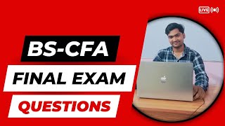 CFA Final Examination 2023 cfa exam question [upl. by Mariele]