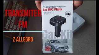 SPRAWDZAM TANI TRANSMITER FM BLUETOOTH DO SAMOCHODU Z ALLEGRO [upl. by Tilda]