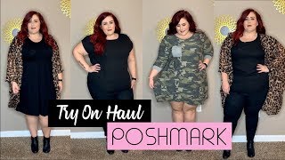 Poshmark  Plus Size Try On Haul [upl. by Yuma773]