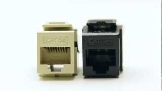 Leviton Cat5e Jacks Overview [upl. by Valerio718]